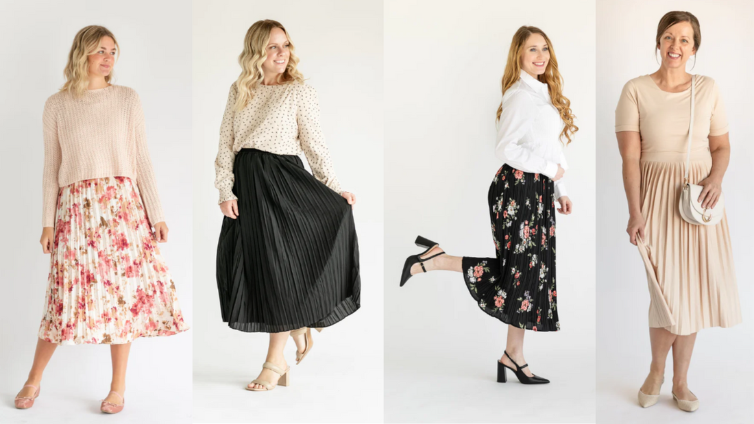 How to Style a Pleated Skirt: Outfits for Every Season