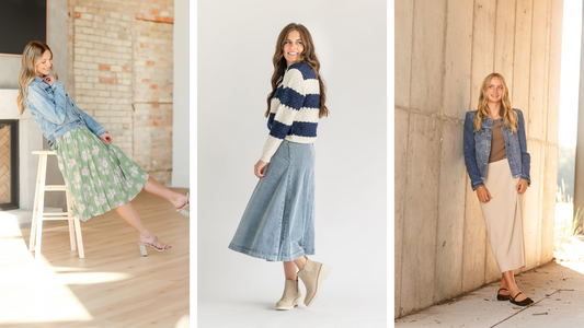 How to Style Midi Skirts