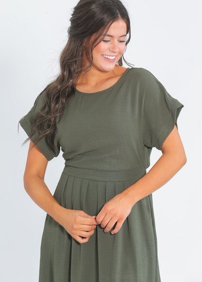 Cassia Dolman Sleeve Midi Dress