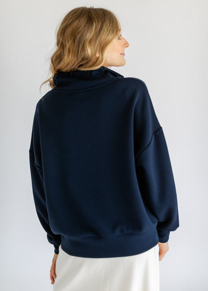 Hawley Half Zip Sweatshirt FF Tops