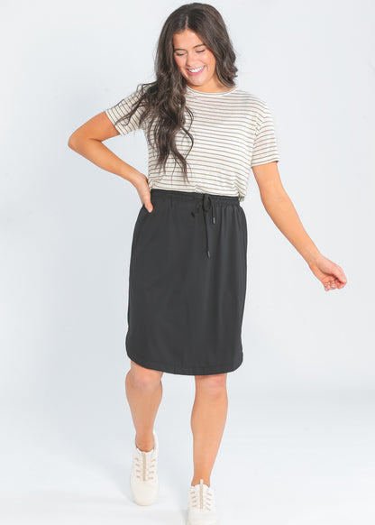 Kenedi Sport Athletic Midi Skirt