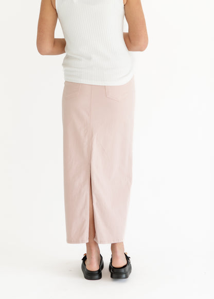 Stella Rose Denim Maxi Skirt