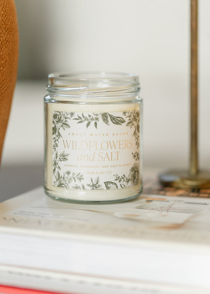 Wildflowers and Salt 9 oz Soy Candle