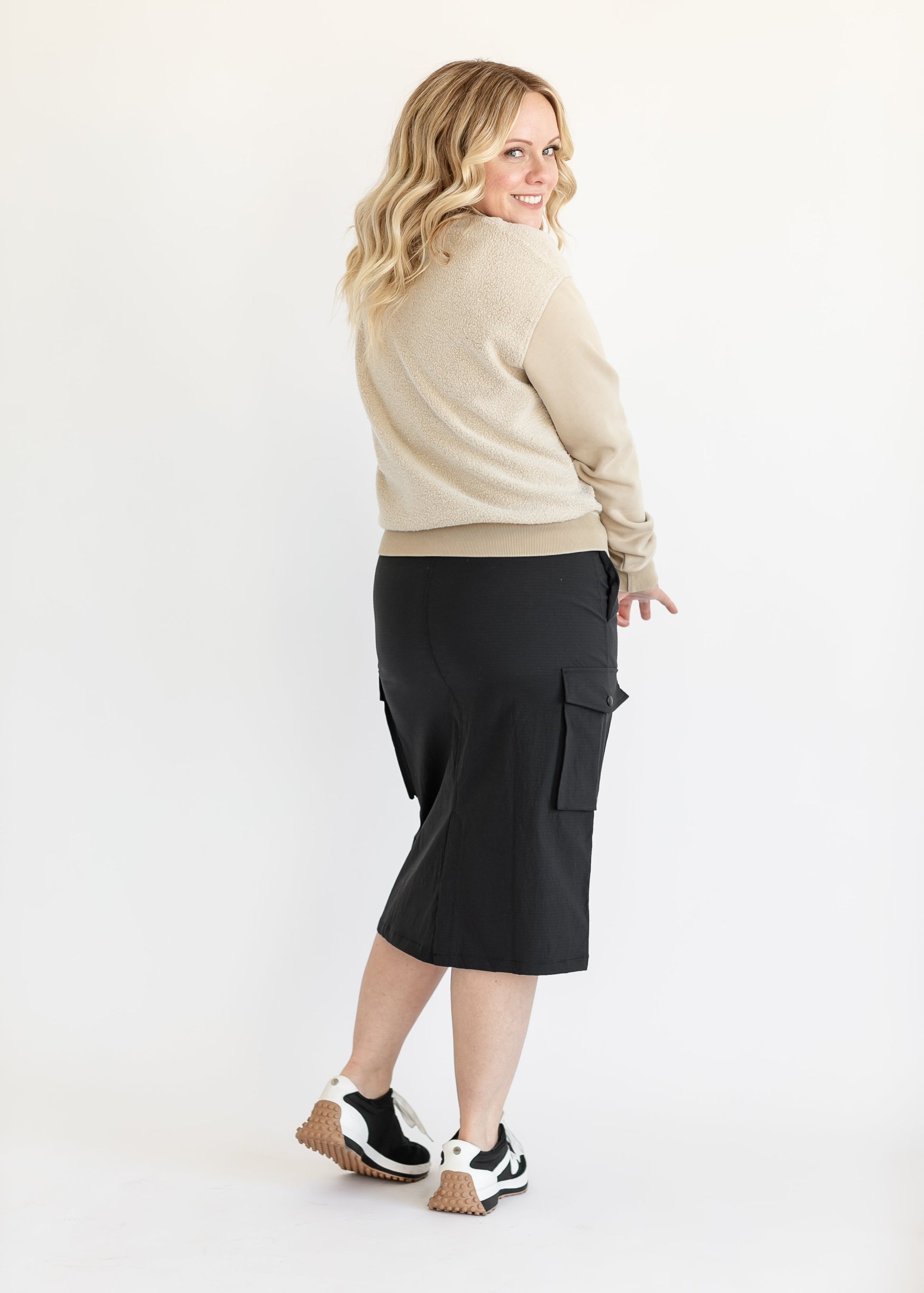 Adjustable Cargo Midi Skirt FF Skirts