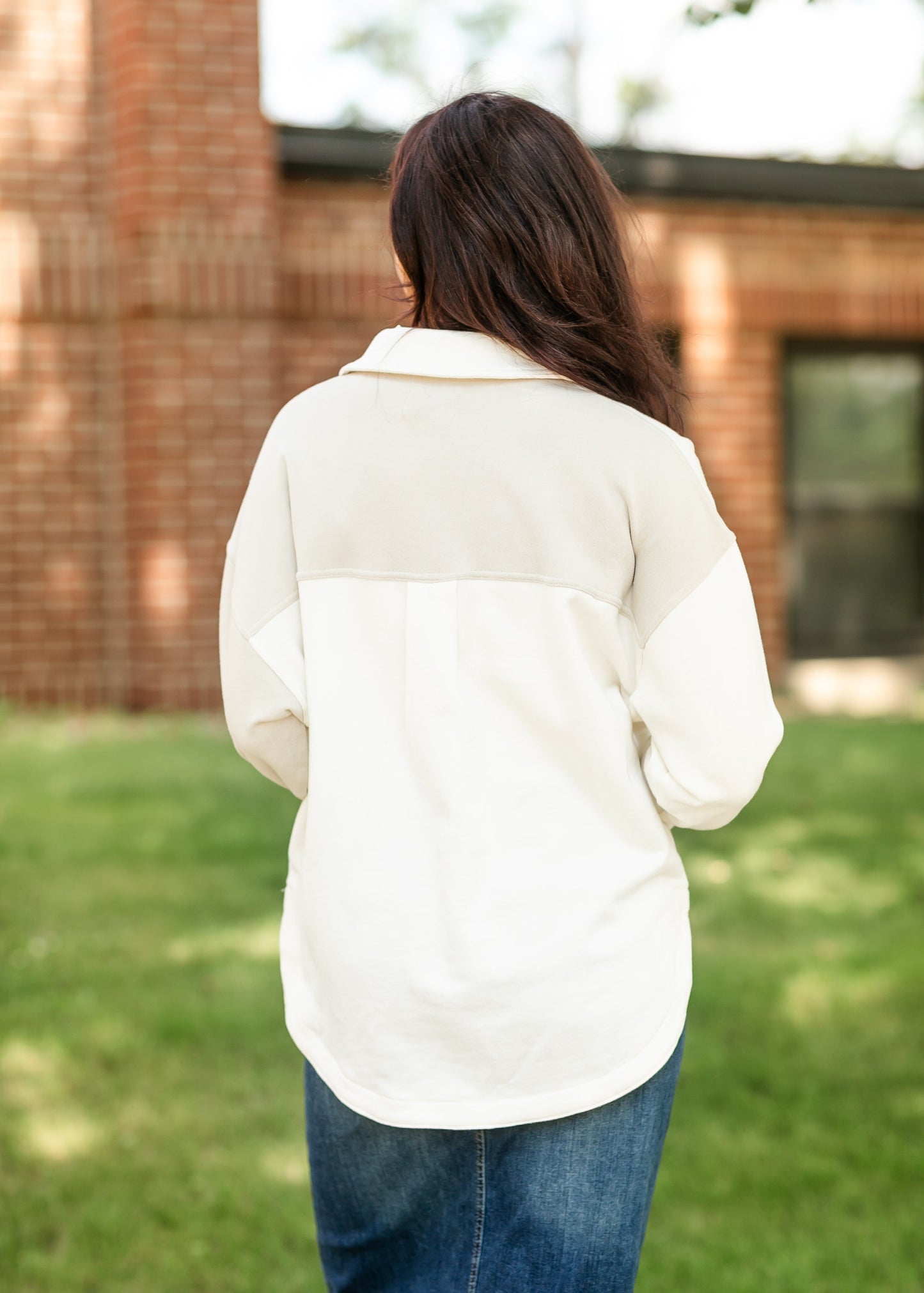 All Day Colorblock Shacket FF Tops