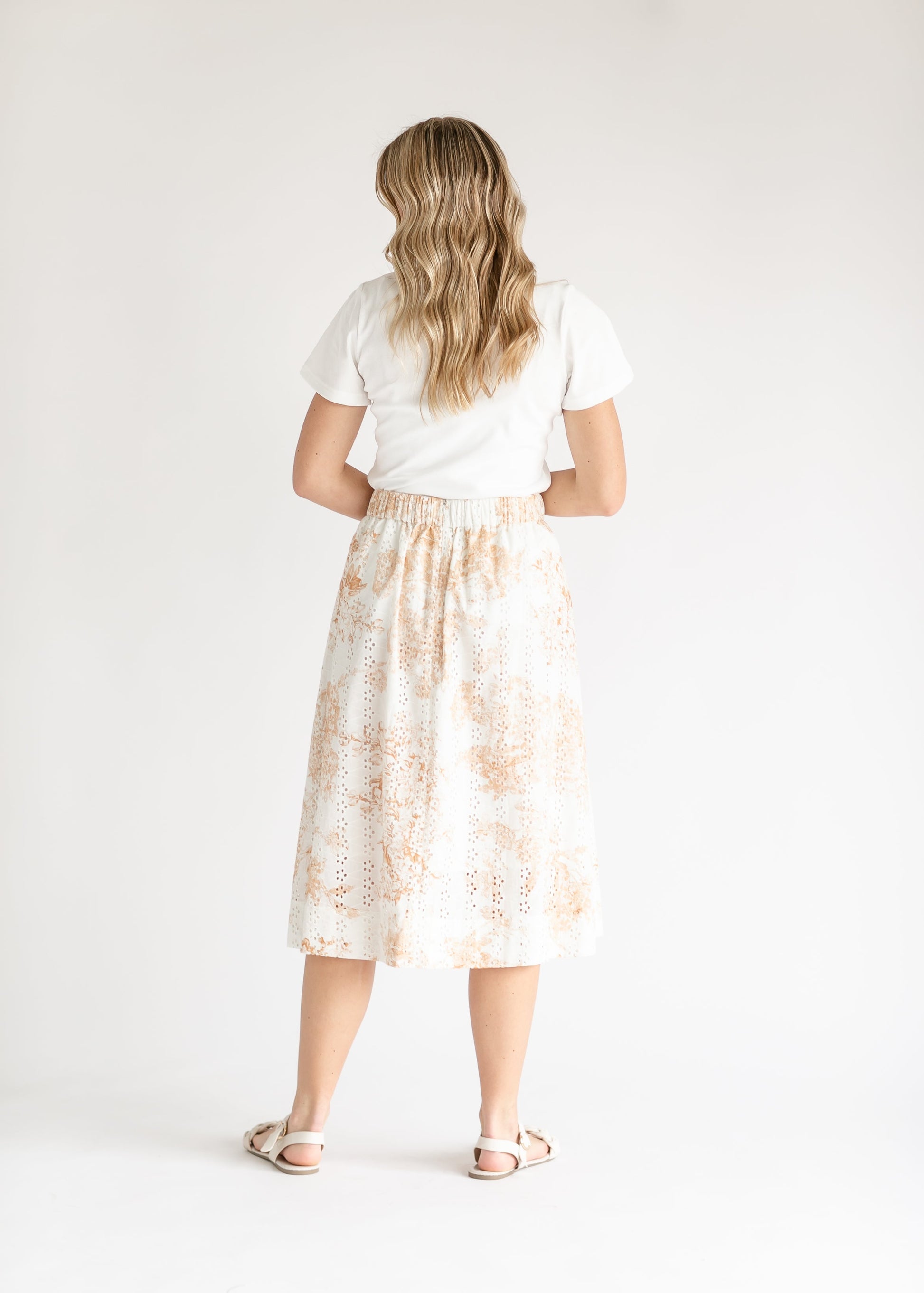 Annette Eyelet A-line Skirt IC Skirts