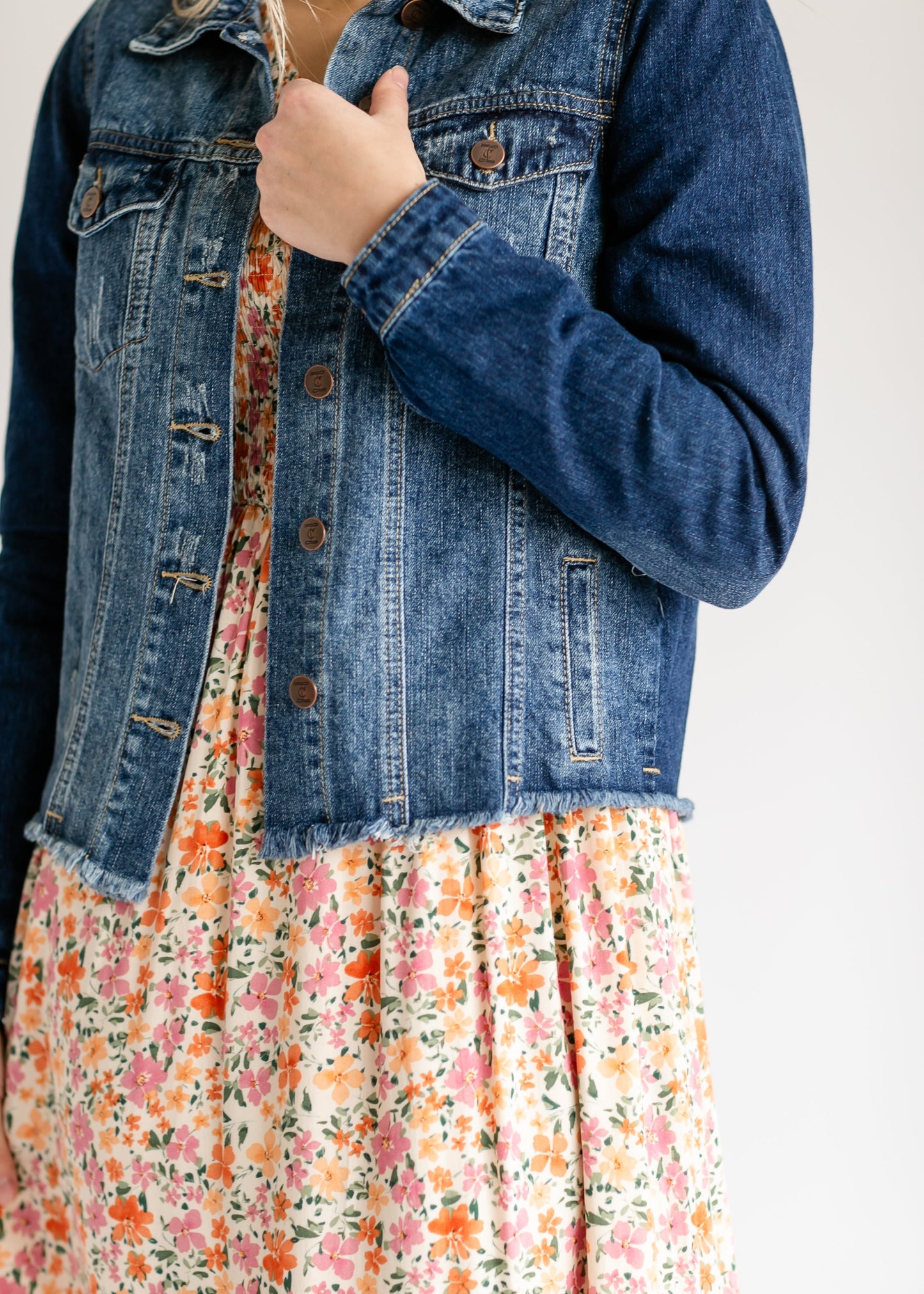 Ariel Denim Jacket IC Tops