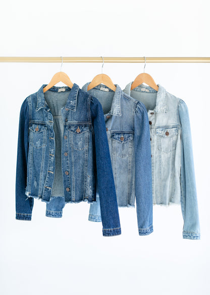 Ariel Denim Jacket IC Tops