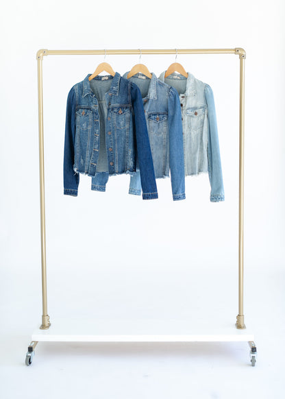 Ariel Denim Jacket IC Tops