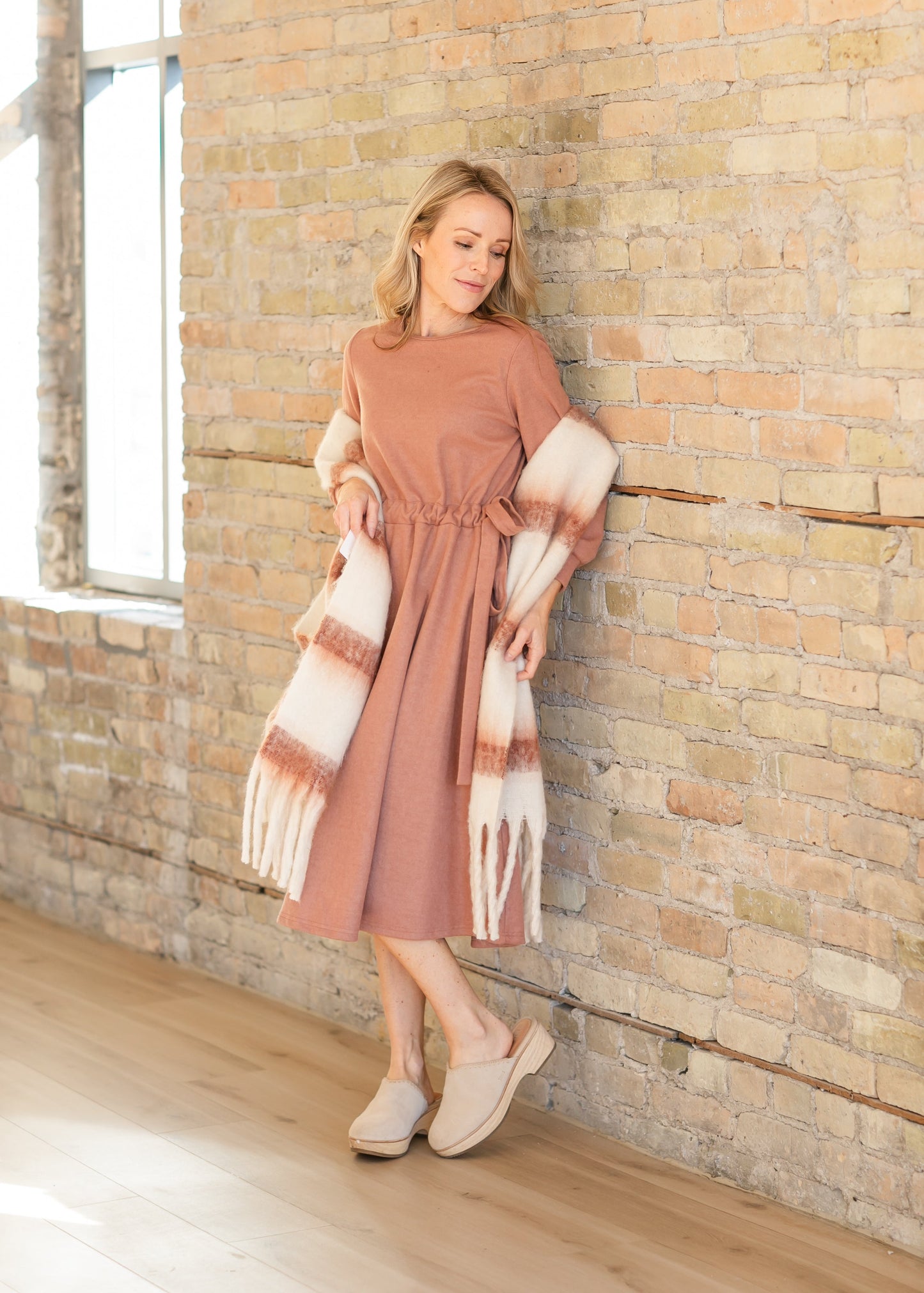 Blair Long Sleeve Midi Dress IC Dresses