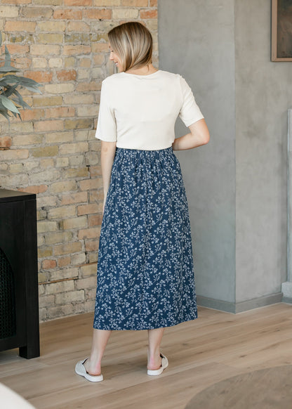 Braylyn Floral Midi Skirt IC Skirts