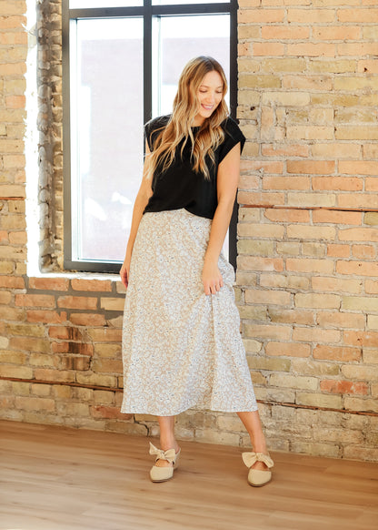 Braylyn Floral Midi Skirt IC Skirts