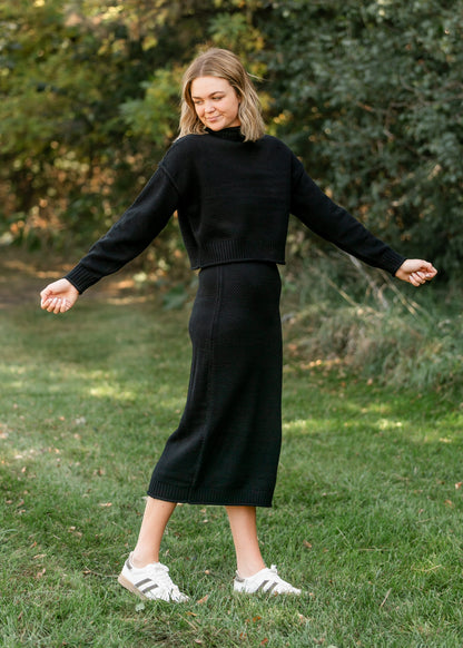 Cali Sweater Skirt FF Skirts Black / S