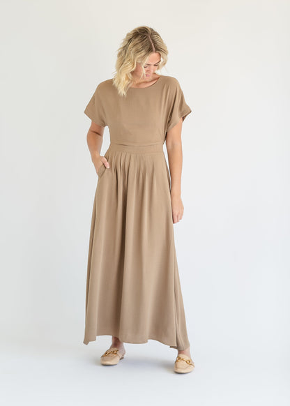 Cassia Dolman Sleeve Midi Dress IC Dresses