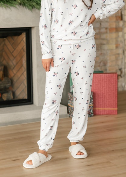 Cozy Rosebud Lounge Pants FF Skirts