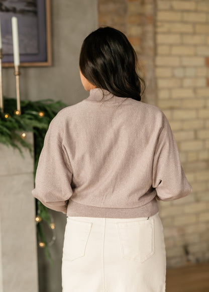 Eartha Mockneck 3/4 Sleeve Sweater FF Tops