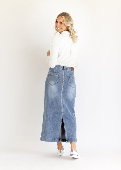 Elin Front Pocket Maxi Skirt IC Skirts