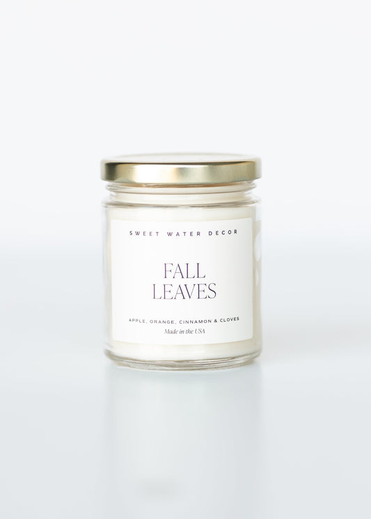 Fall Leaves 9oz Candle Gifts