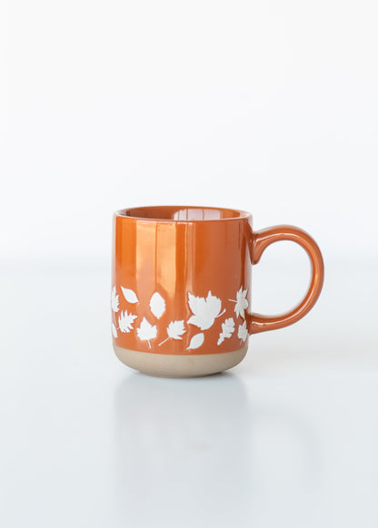 Fall Leaves Stoneware Coffee Mug Gifts