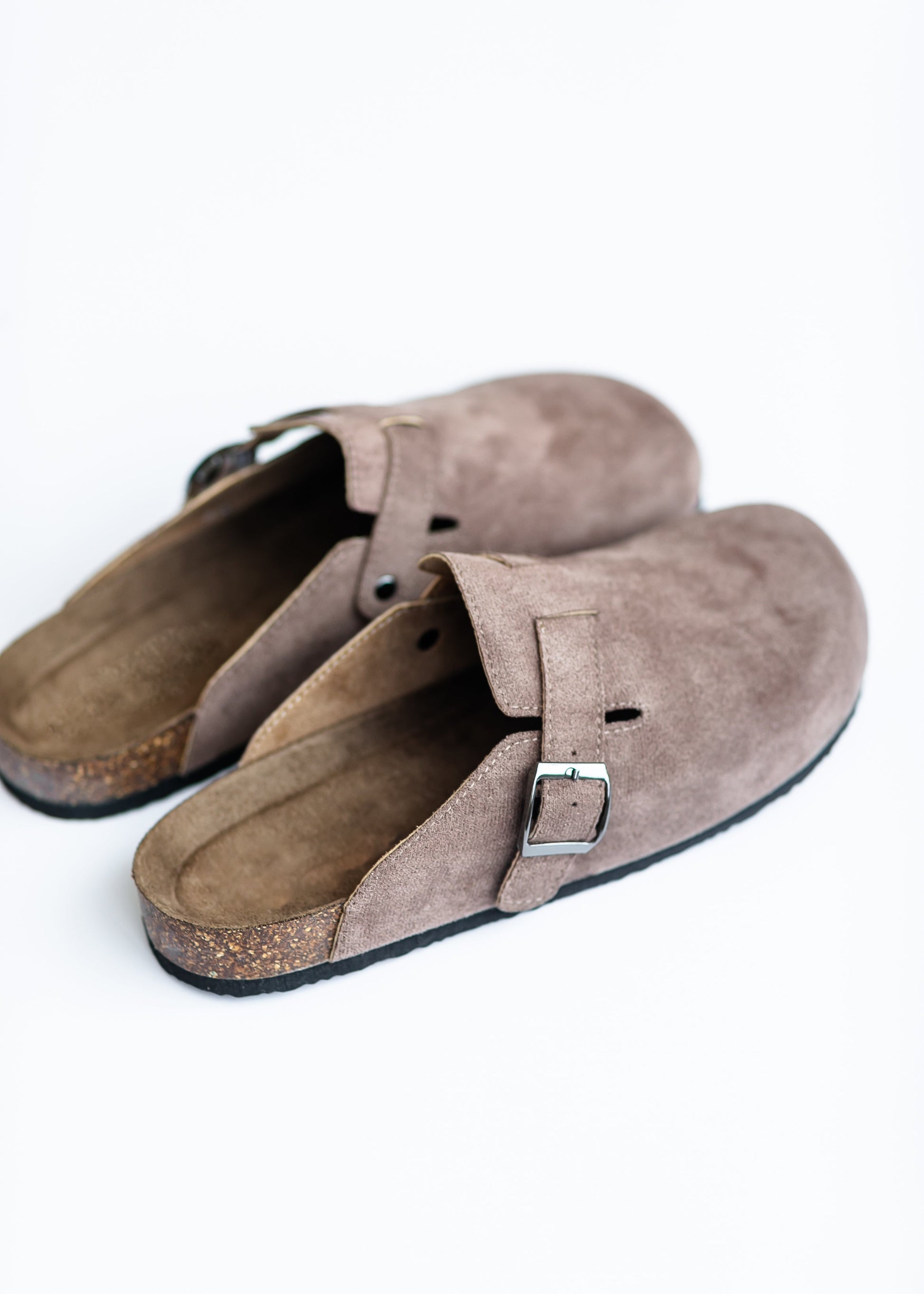 Faux Suede Clog Slip-on Shoe Shoes