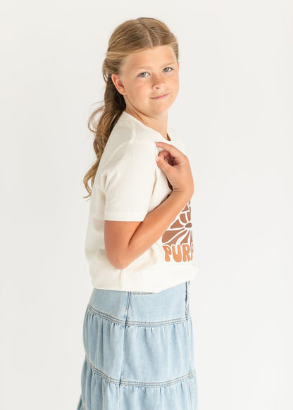 Girl's Created with a Purpose Graphic T-shirt FF Girls