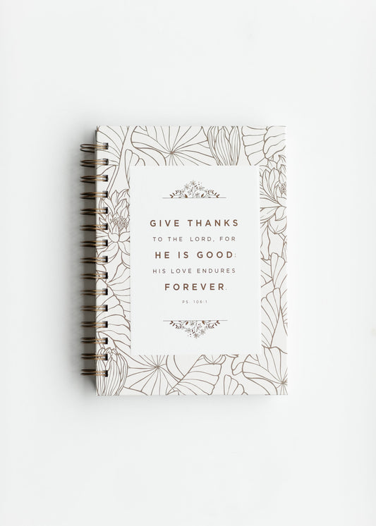 Give Thanks Wirebound Journal Gifts