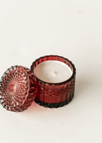 Glass Lid Soy Wax Handpoured Candle Gifts