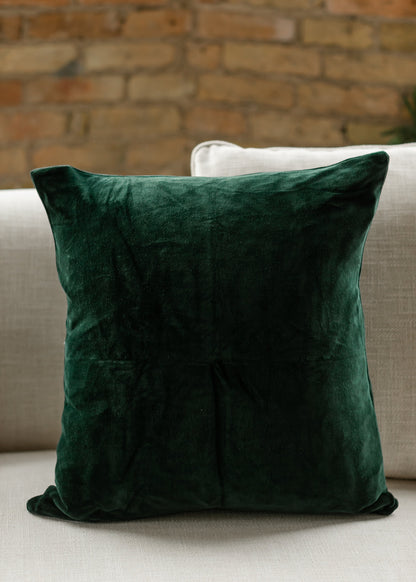 Green Velvet Throw Pillow Case FF Home + Lifestyle