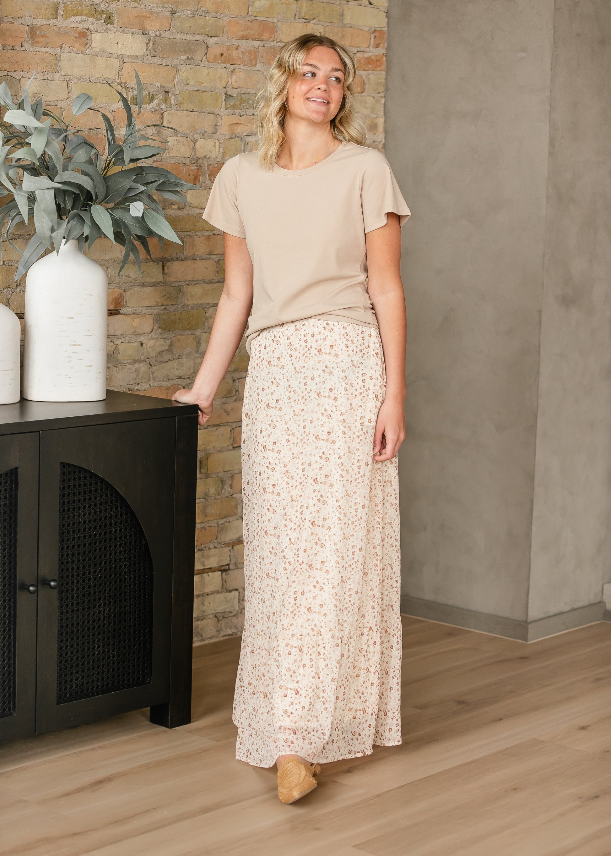 Havyn Floral Lined Maxi Skirt IC Skirts