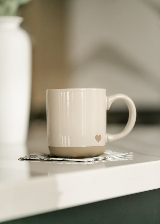 Heart Stoneware Coffee Mug Gifts