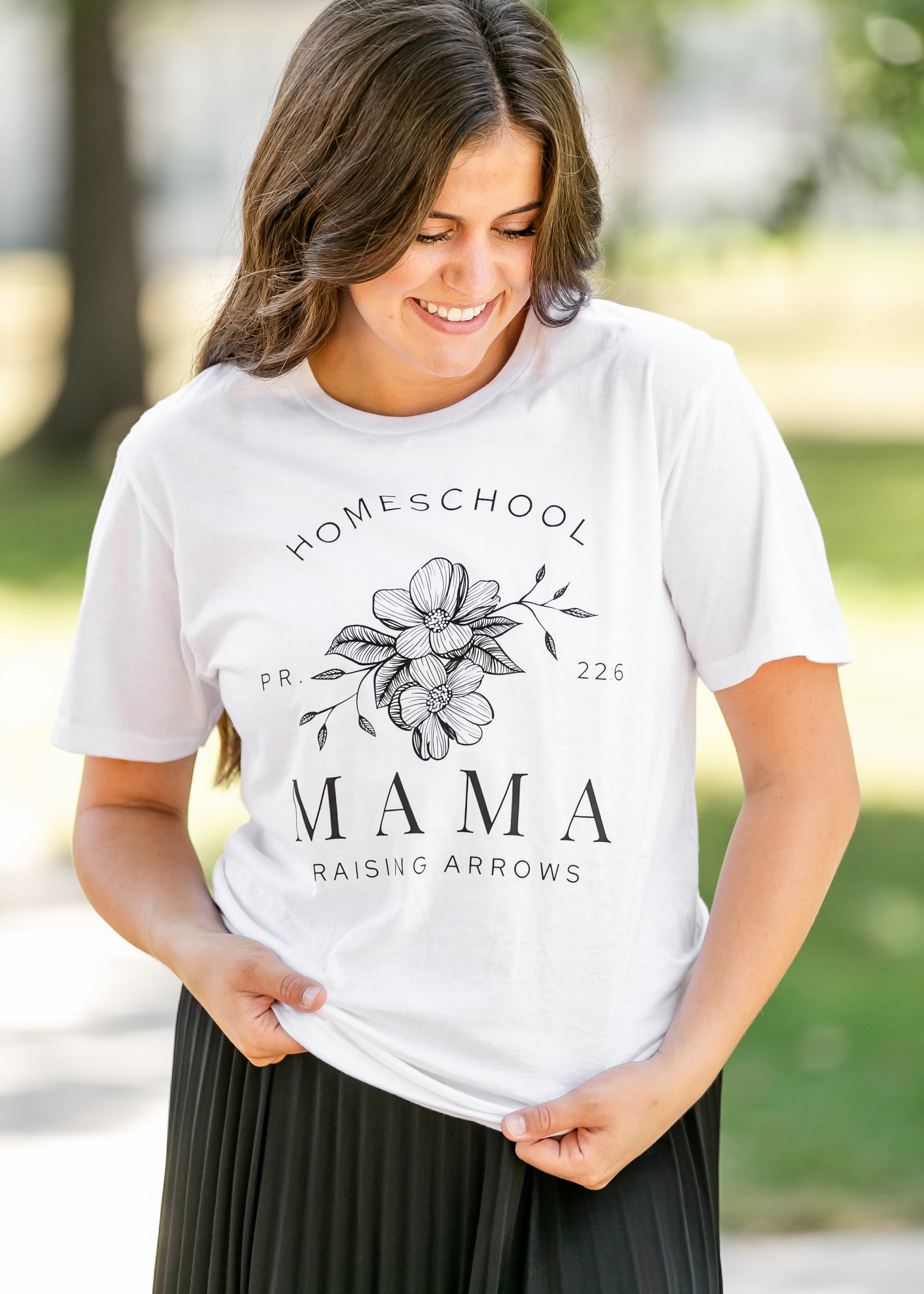 Homeschool Mama Graphic T-shirt FF Tops