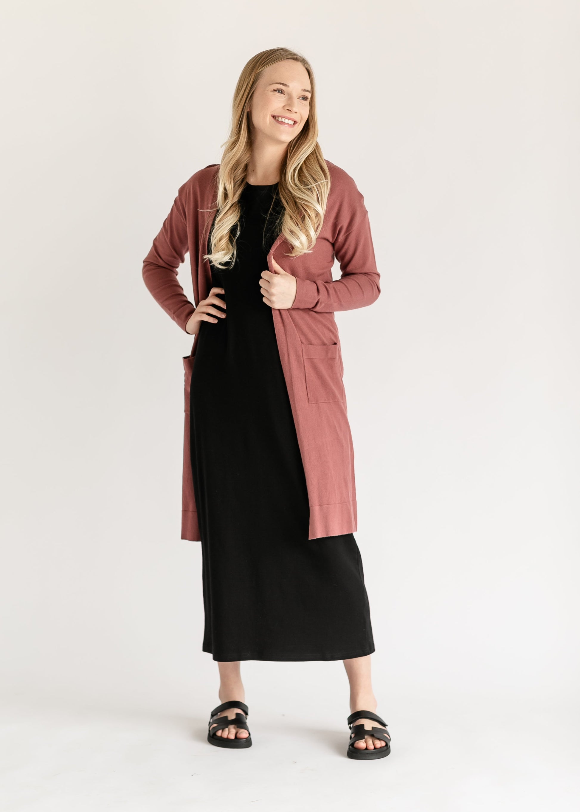 Jane T-Shirt Maxi Dress IC Dresses Black / XS