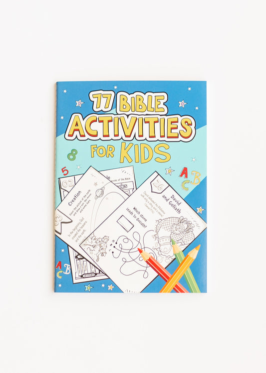 Kid Book 77 Bible Activities Softcover Gifts