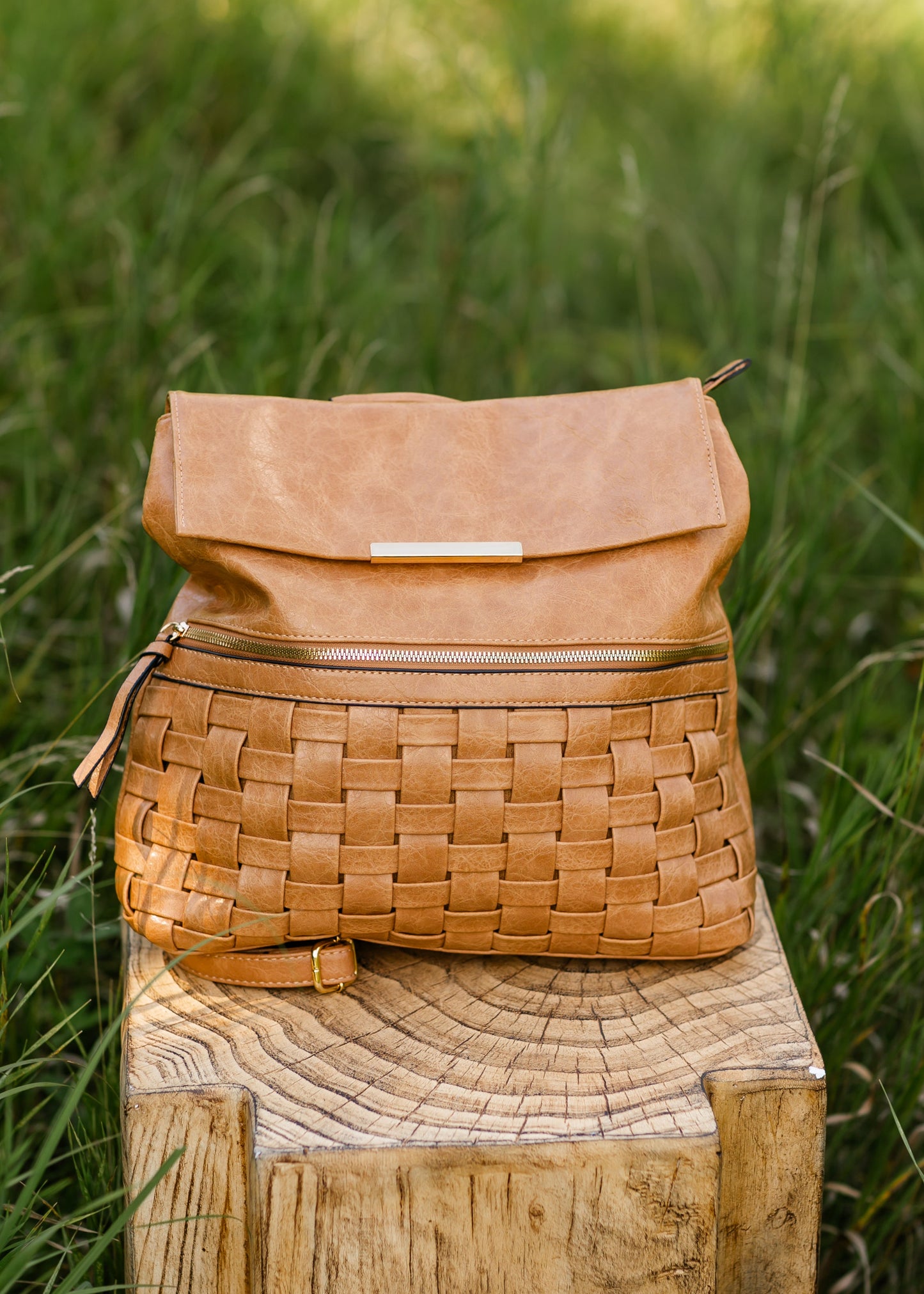 Large Woven Convertible Backpack Accessories