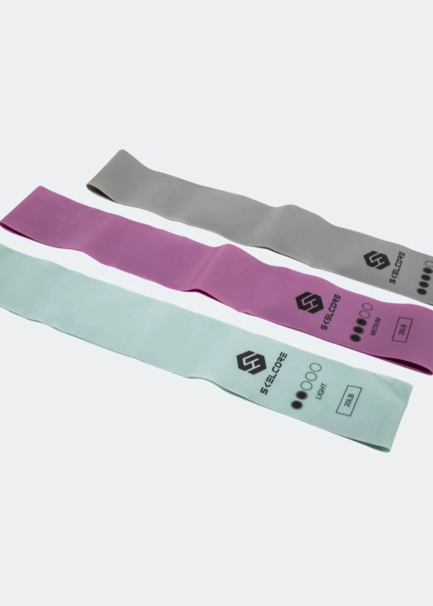 Latex-Free Fitness Loop Bands 3pc Set Gifts