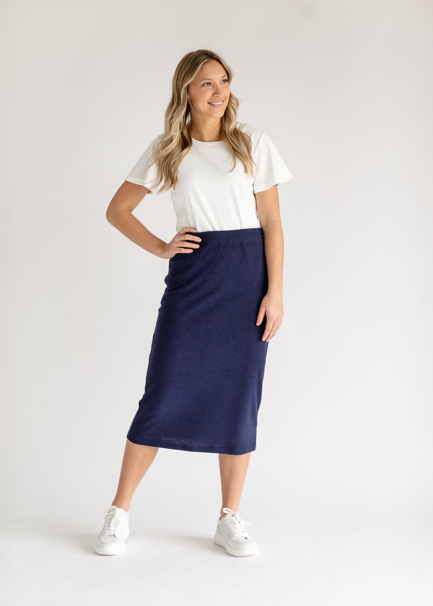 Lennon Ribbed Knit Skirt IC Skirts