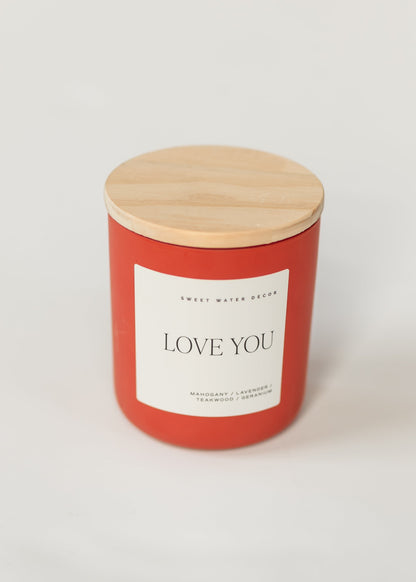 Love You 15 oz Soy Candle Gifts