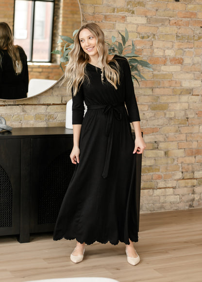 Lydia Button Front Maxi Dress IC Dresses