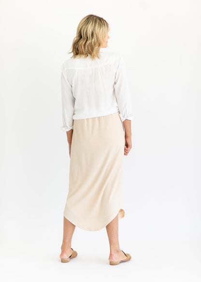 Mila Ribbed Midi Skirt IC Skirts