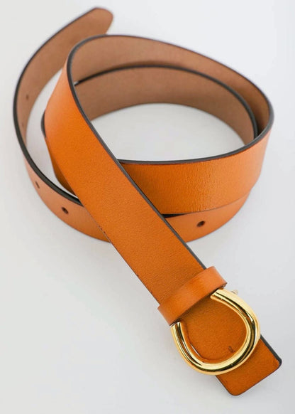 Minimalist Gold Horseshoe Belt Accessories