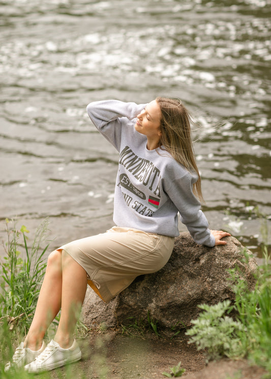 Minnesota Graphic Unisex Crewneck Sweatshirt FF Tops