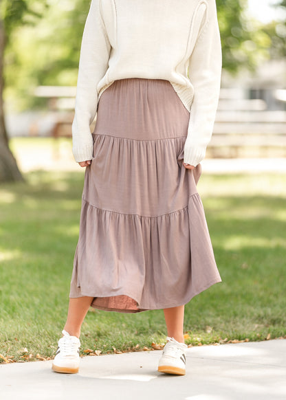 Nellie Tiered Maxi Skirt FF Skirts