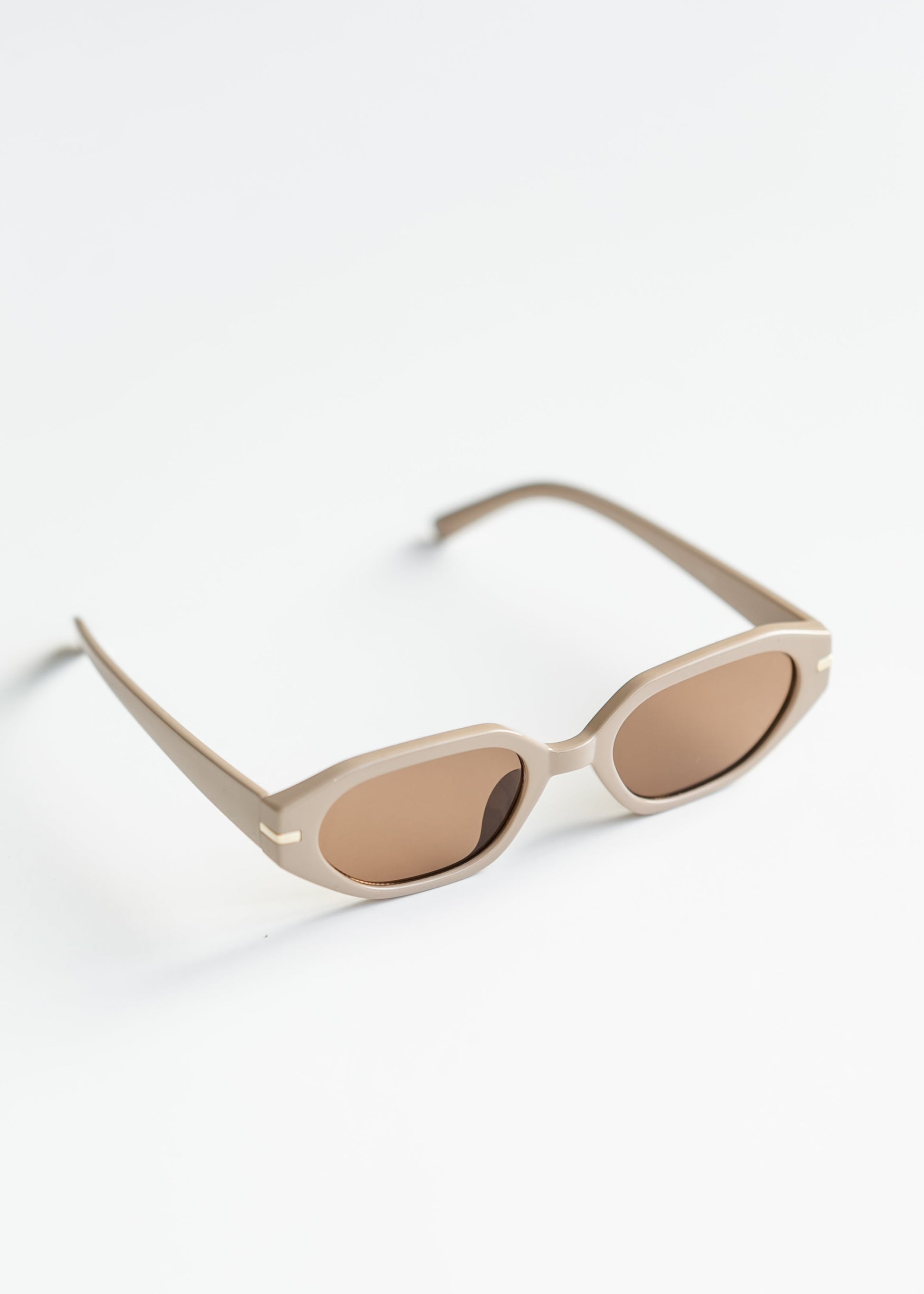 Oval Angled Acetate Sunglasses Accessory