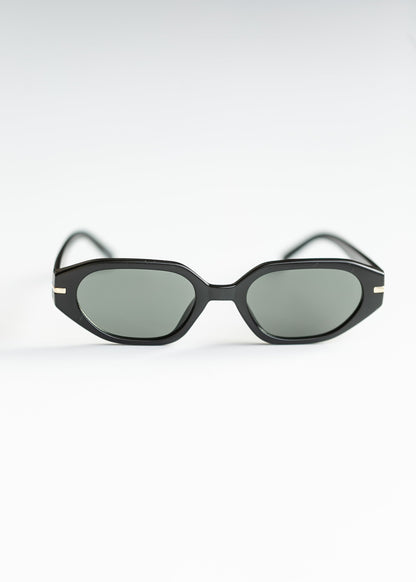 Oval Angled Acetate Sunglasses Accessory