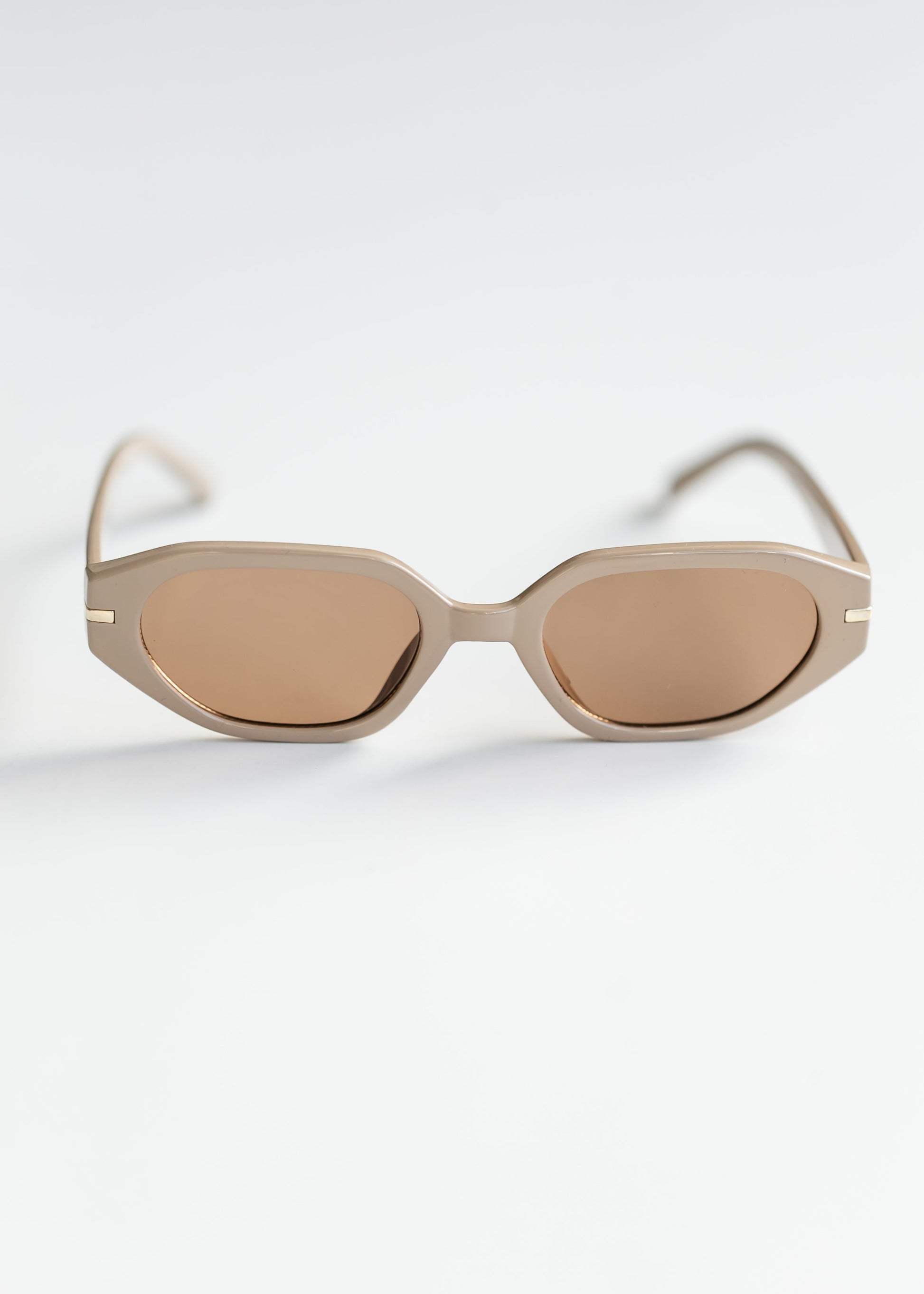 Oval Angled Acetate Sunglasses Accessory