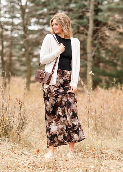 Paintbrush Floral Slip Skirt FF Skirts