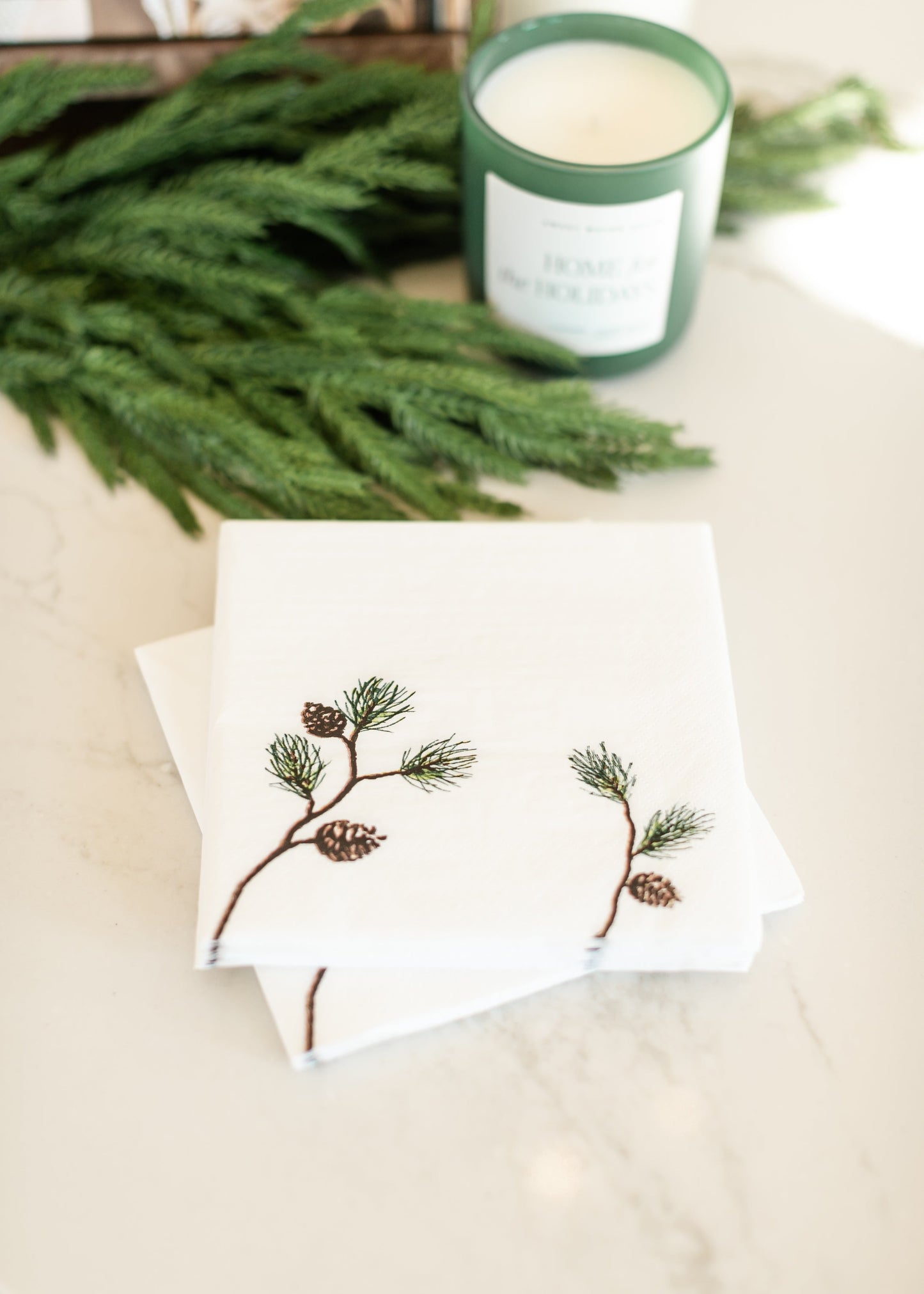 Paper Napkins Pine Branch FF Home + Lifestyle