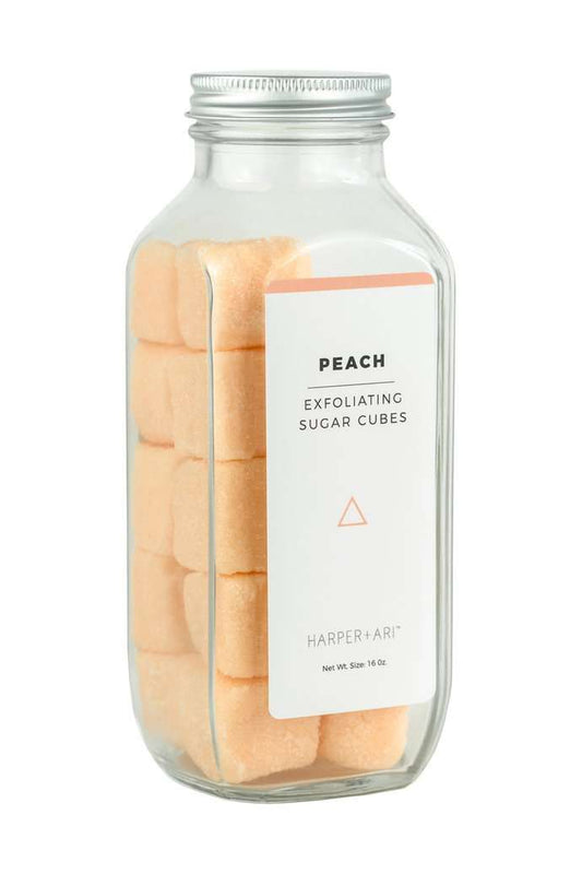 Peach Exfoliating Sugar Cubes - FINAL SALE FF Home + Lifestyle