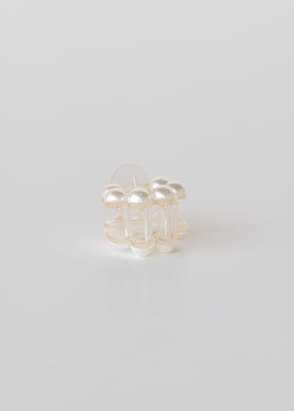 Pearl Circle Claw Hair Clip Accessories