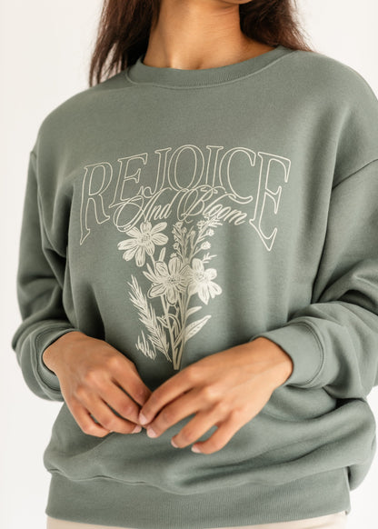 Rejoice Unisex Crewneck Sweatshirt FF Tops